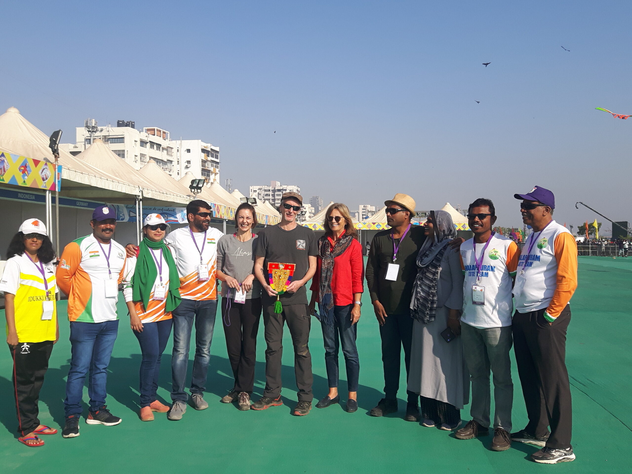 festival international de cerf-volant a Ahmedabad Inde